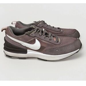 Nike Kids 1.5Y Purple Athletic Girls Sneakers Size 1.5 Gym Shoes Swoosh Logo